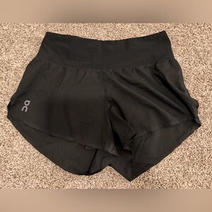 On Running Black Athletic Shorts